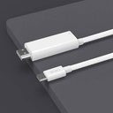 Wiwu Wi-PS001 Type-C to HDMI (4K@60Hz) PD Şarj ve Projeksiyon Kablosu 1.8M - 4