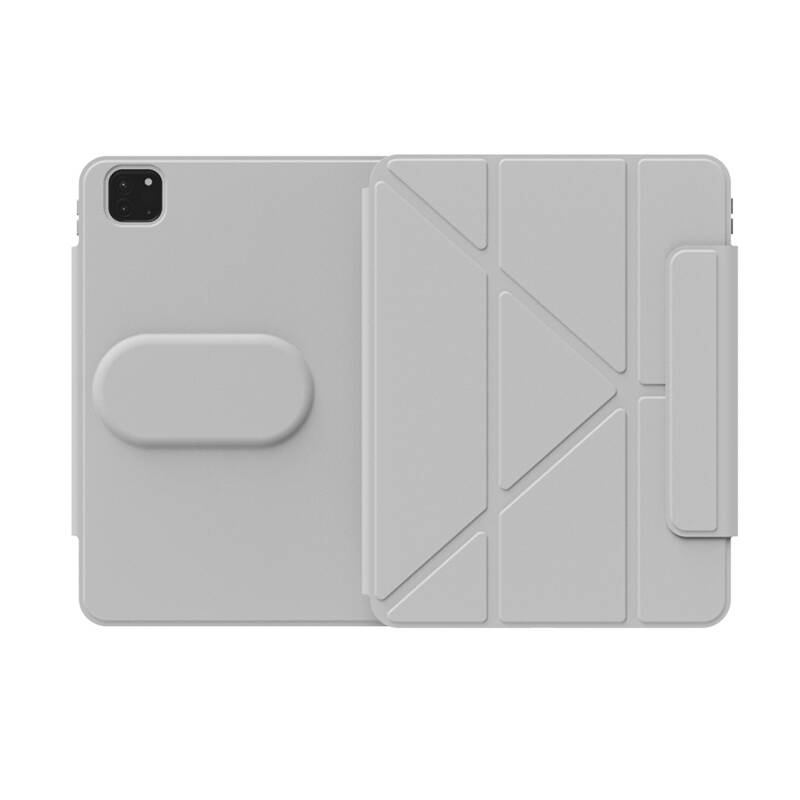 Apple iPad Pro 13 2024 Uyumlu Wiwu 360° Dönebilen Standlı Magnetik Koruyucu Tablet Kılıfı - 3