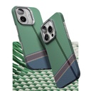 Apple iPhone 16 Plus Kılıf Magsafe Şarj Özellikli Karbon Fiber Tasarımlı Benks Passion Green ArmorAir Kevlar Kapak - 1