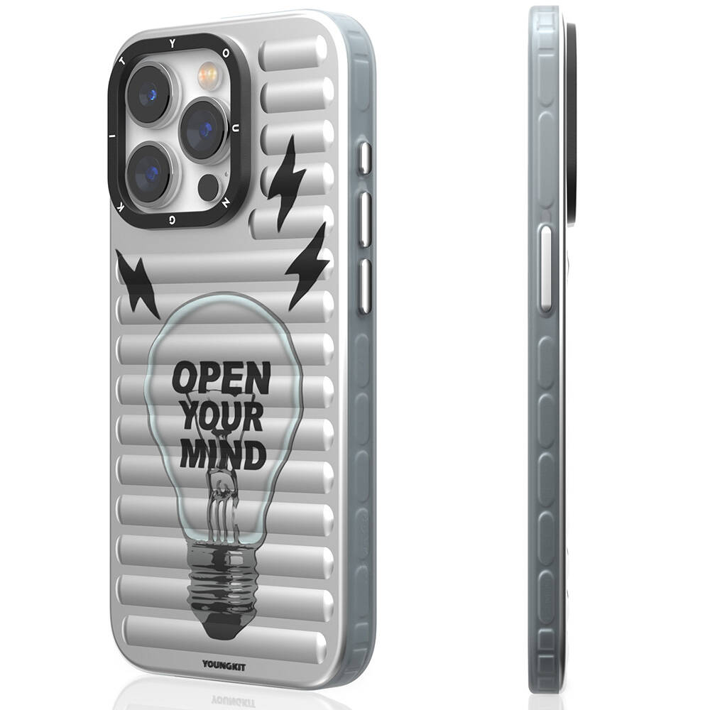 Apple iPhone 14 Pro Uyumlu Magsafe Şarj Özellikli YoungKit Open Mind Serisi Kapak - 1
