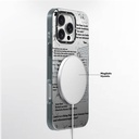 Apple iPhone 16 Pro Kılıf Magsafe Şarj Özellikli YoungKit Literary Serisi Classic Kapak - 1