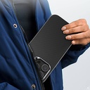 Apple iPhone 16 Kılıf Karbon Fiber Magsafe Şarj Özellikli Benks Hybrid ArmorPro 600D Kevlar Kapak - 1