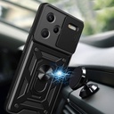 Xiaomi Redmi Note 13 Pro Plus 5G Uyumlu Kılıf Magnetik Standlı Kamera Korumalı Zore Sürgülü Vega Kapak - 3