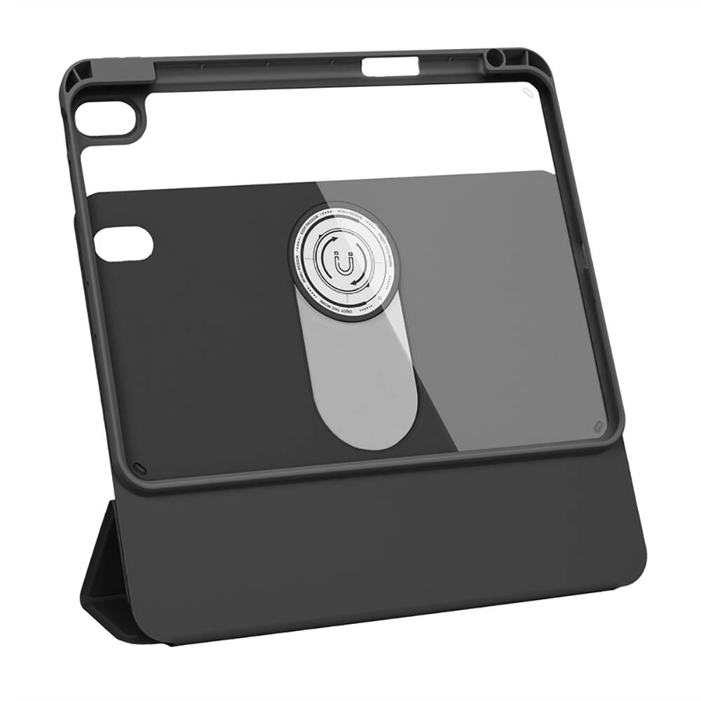 Apple iPad Air 10.9 2020 Uyumlu (4.Nesil) Wiwu 360° Dönebilen Standlı Magnetik Koruyucu Tablet Kılıfı - 2