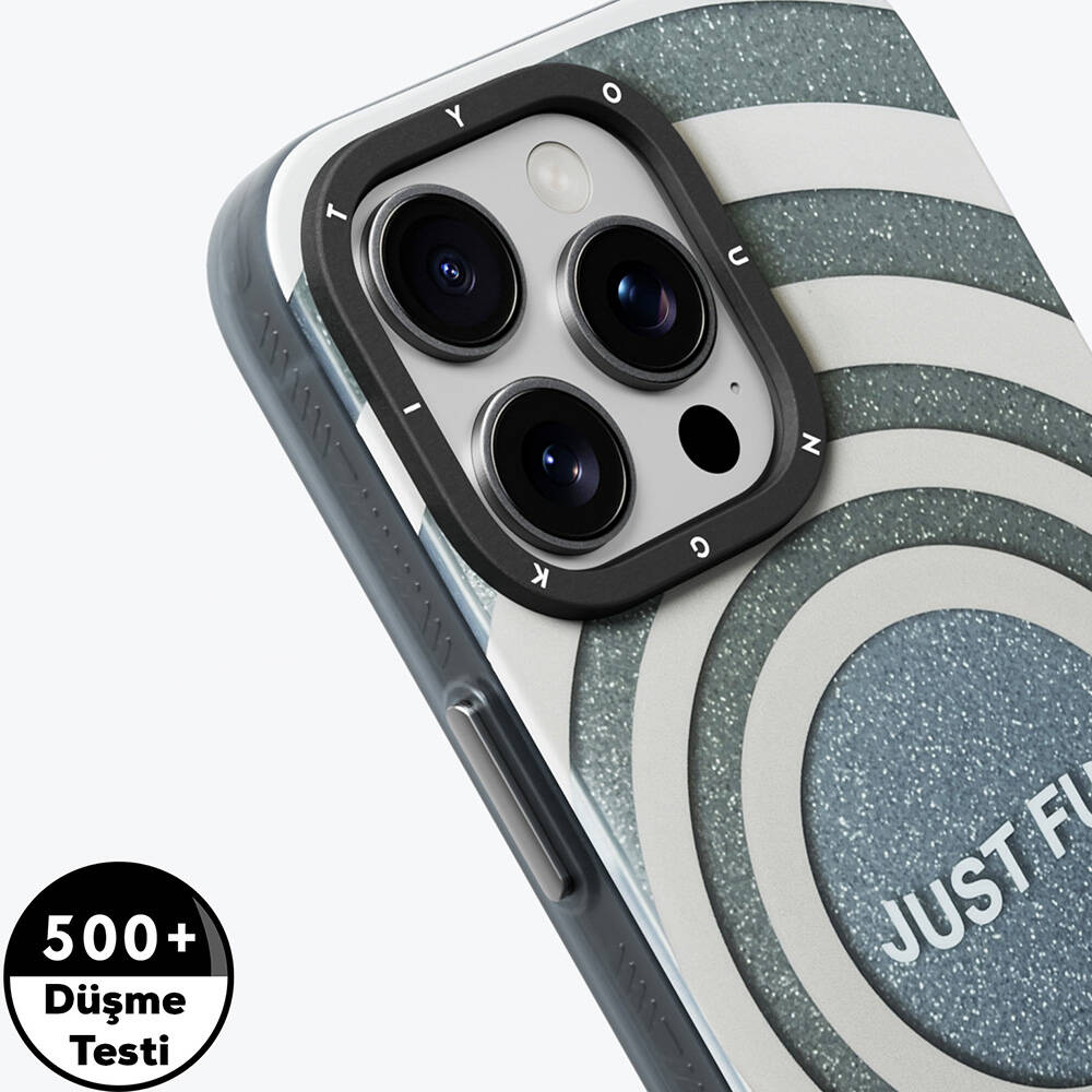 Apple iPhone 14 Pro Uyumlu Kılıf Magsafe Şarj Özellikli YoungKit Star Dazzle Serisi Kapak - 7