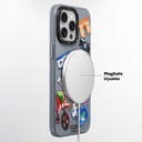 Apple iPhone 14 Pro Uyumlu Kılıf Magsafe Şarj Özellikli YoungKit in Paris Serisi Kapak - 5