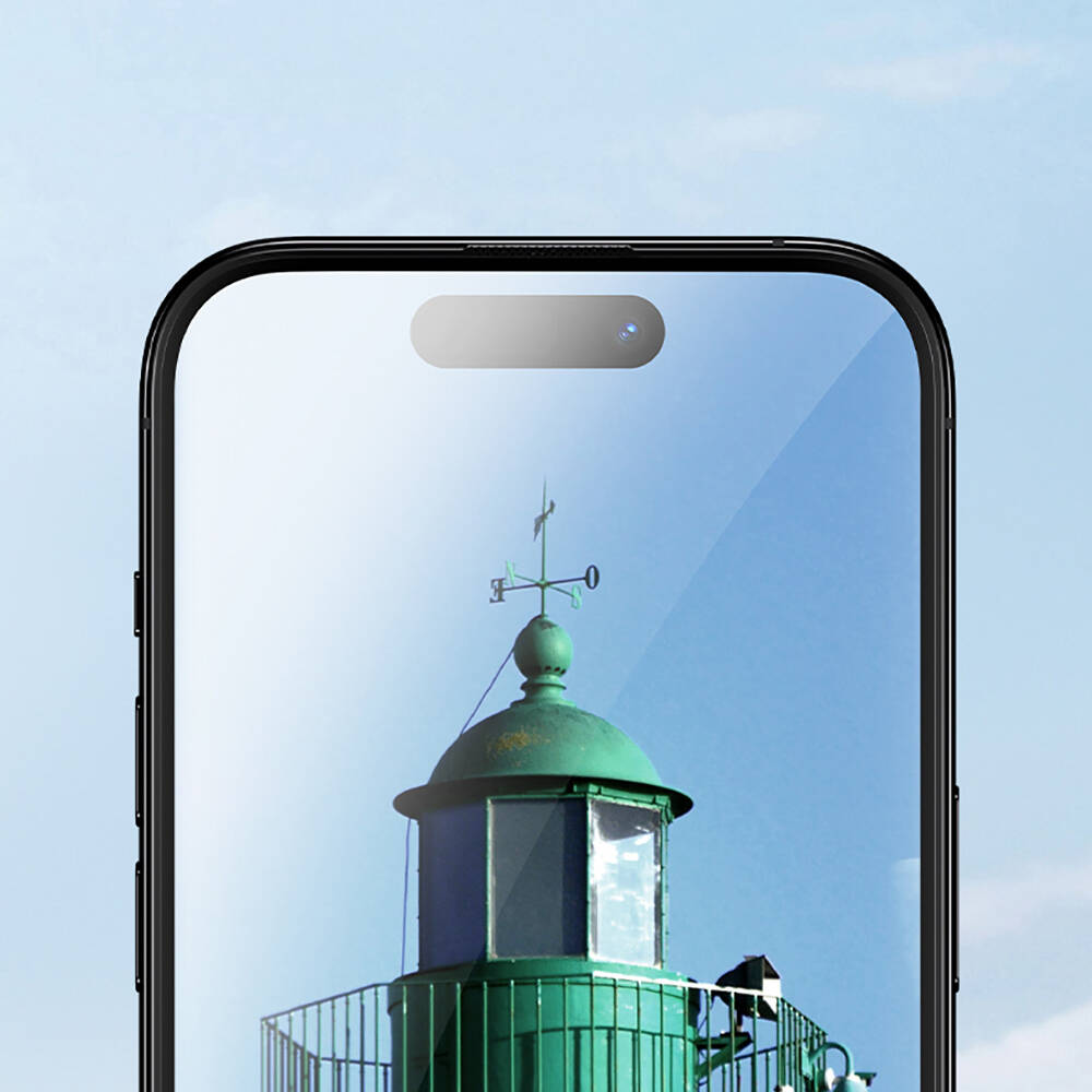 Apple iPhone 14 Pro Uyumlu Hidrofobik Ve Oleofobik Özellikli Benks Air Shield Ekran Koruyucu 10&prime;lu Paket - 3