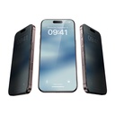 Apple iPhone 15 Uyumlu Benks Ultra Shield 0.4mm Privacy Ekran Koruyucu + Kolay Uygulama Aparatlı - 9