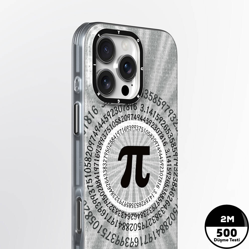 Apple iPhone 16 Pro Max Uyumlu Kılıf Magsafe Şarj Özellikli Youngkit Mathematical Serisi Kapak - 2