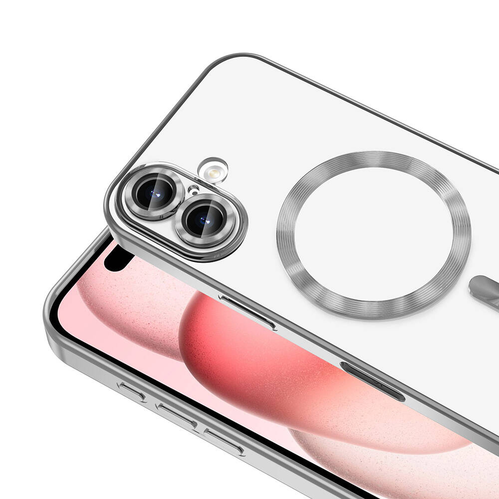 Apple iPhone 16 Plus Uyumlu Kılıf Kamera Korumalı Magsafe Wireless Şarj Özellikli Zore Demre Kapak - 14