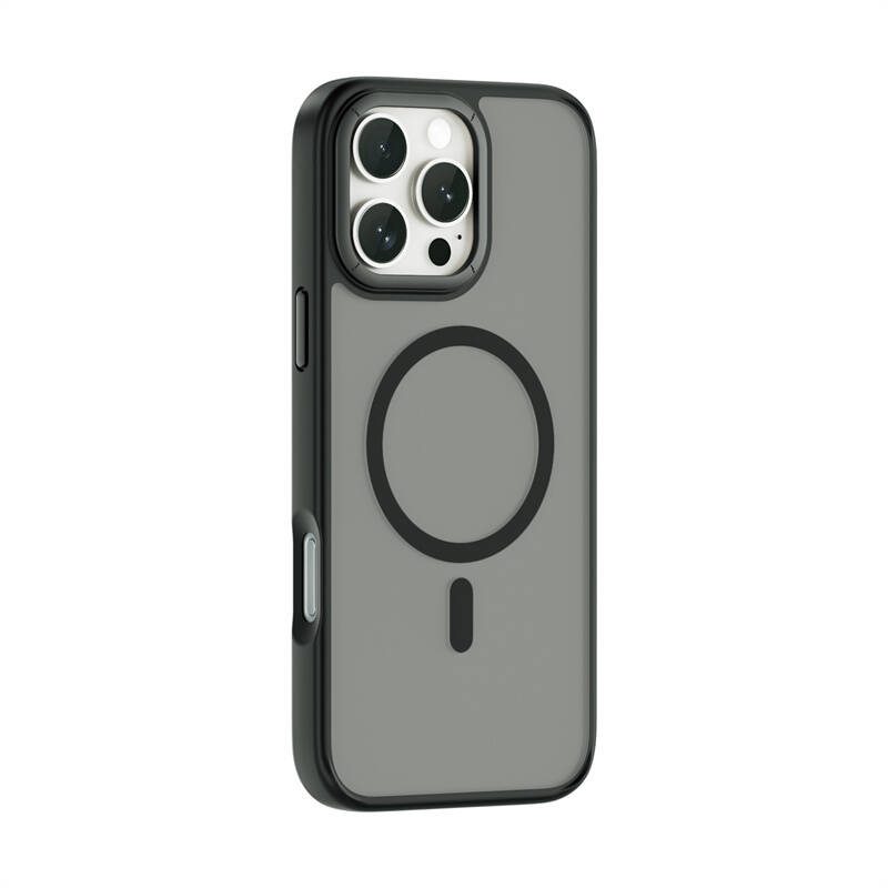Apple iPhone 16 Pro Max Uyumlu Kılıf Wiwu FGG-012 ArmorPro Serisi Magsafe Şarj Özellikli Parmak İzi Bırakmayan Kılıf - 1