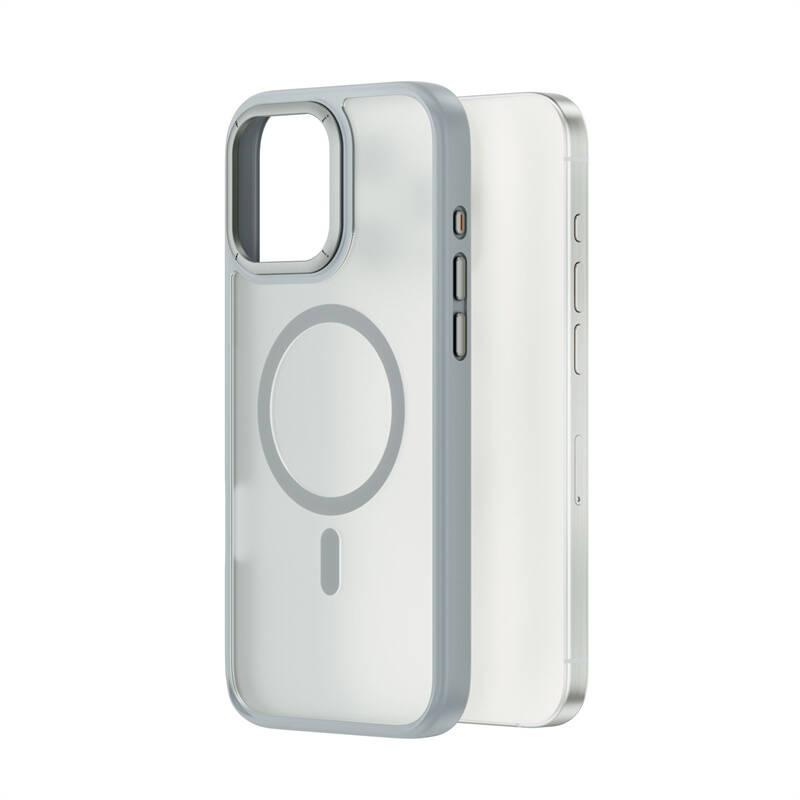 Apple iPhone 16 Pro Max Uyumlu Kılıf Wiwu FGG-012 ArmorPro Serisi Magsafe Şarj Özellikli Parmak İzi Bırakmayan Kılıf - 3