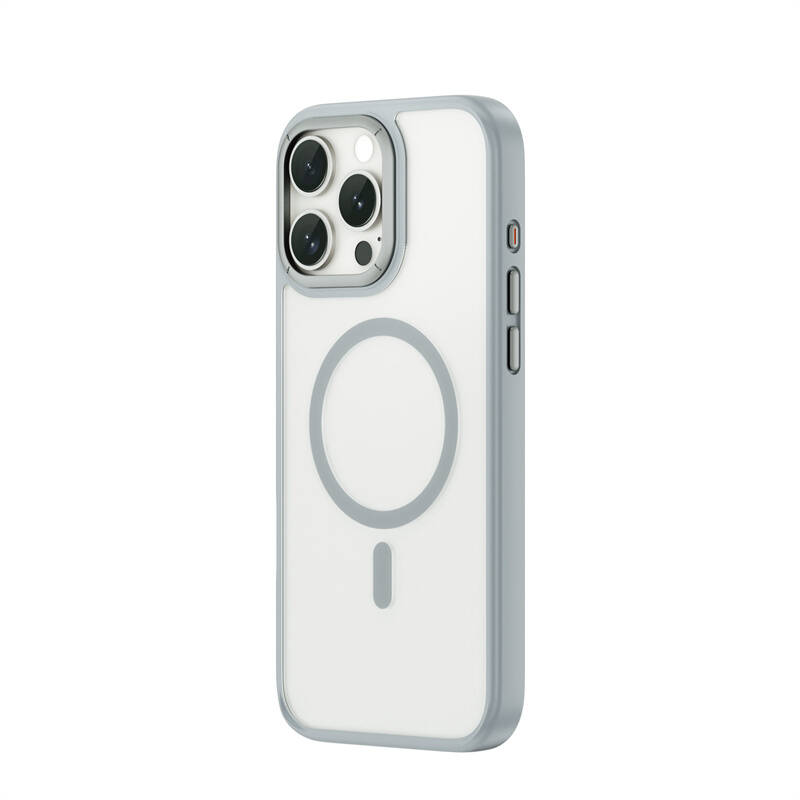 Apple iPhone 16 Pro Max Uyumlu Kılıf Wiwu FGG-012 ArmorPro Serisi Magsafe Şarj Özellikli Parmak İzi Bırakmayan Kılıf - 6