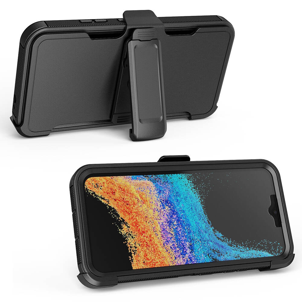 Galaxy XCover7 Pro Kılıf Zore Double Clip Kapak - 2