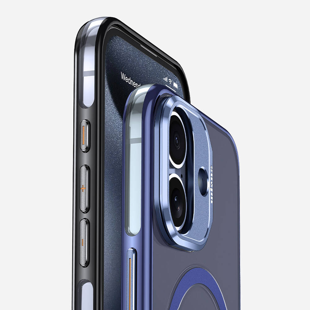 Apple iPhone 16 Uyumlu Kılıf Magsafe Şarj Özellikli Wlons Standlı Efsane Kapak - 6