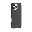 Apple iPhone 16 Pro Uyumlu Kılıf Wiwu DCC-205 Magsafe Şarj Özellikli Aramid Fiber Tasarım Kevlar Kapak - 1