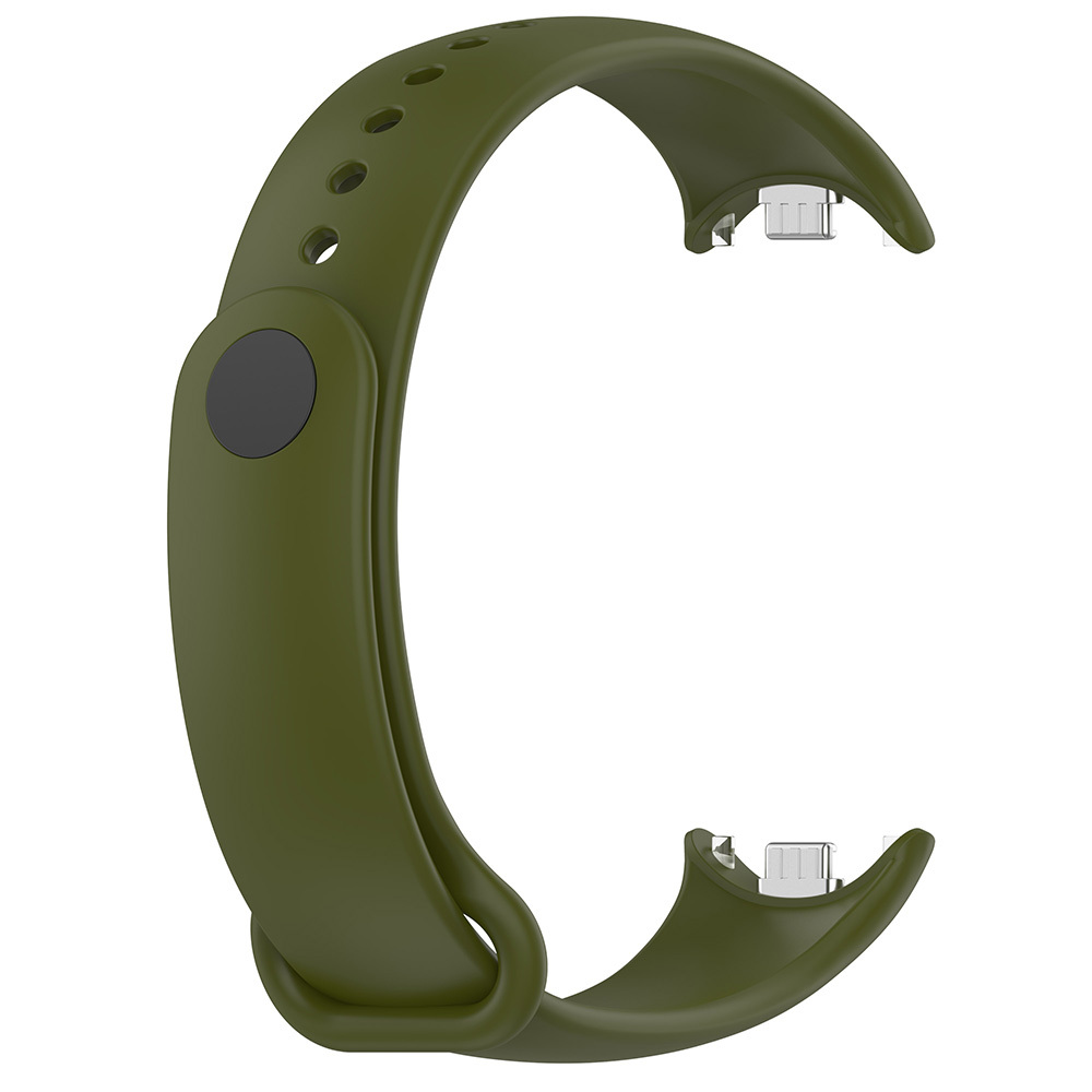 Xiaomi Mi Band 8 Uyumlu Serisi Klasik Kordon Silikon Strap Kayış - 37