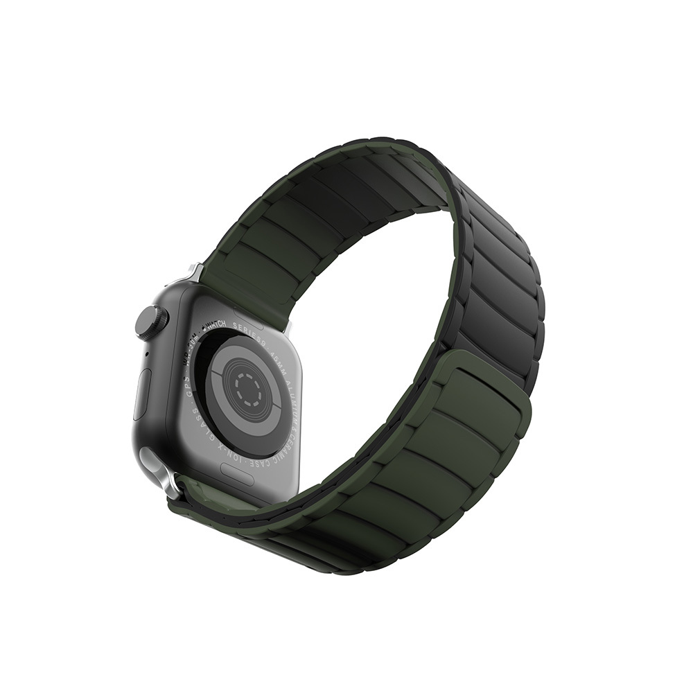 Apple Watch 7 41mm Uyumlu Zore KRD-122 Silikon Kordon Strap Kayış - 2