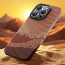 Apple iPhone 16 Pro Uyumlu Kılıf Magsafe Şarj Özellikli Benks GoldenTide ArmorAir 600D Kevlar Kapak - 4