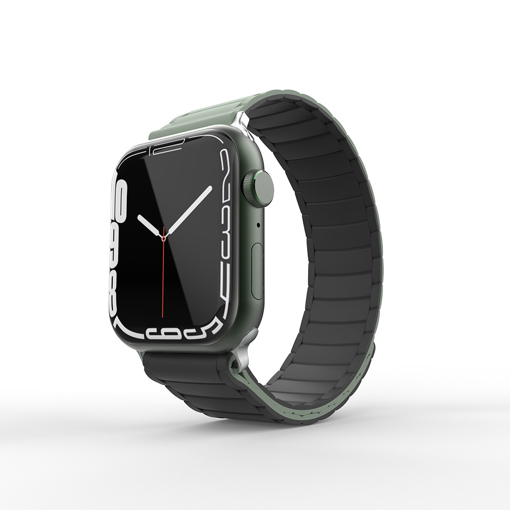 Apple Watch 7 45mm Uyumlu Zore KRD-122 Silikon Kordon Strap Kayış - 1