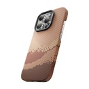Apple iPhone 16 Pro Max Uyumlu Kılıf Magsafe Şarj Özellikli Benks GoldenTide ArmorAir 600D Kevlar Kapak - 2