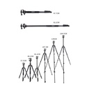 Jmary KT3255NB30 3 Kademeli 164.5cm Fonksiyonel Ayrılabilir Monopod Tasarım Başlıklı Tripod - 1