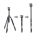 Jmary KT3255NB30 3 Kademeli 164.5cm Fonksiyonel Ayrılabilir Monopod Tasarım Başlıklı Tripod - 3
