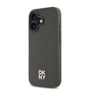 Apple iPhone 16 Plus Uyumlu Kılıf DKNY Orjinal Lisanslı Magsafe Şarj Özellikli 3D Yazılı Repeat Pattern Kapak - 8