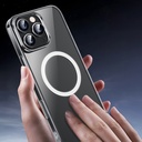Apple iPhone 16 Pro Uyumlu Kılıf Magsafe Şarj Özellikli Wiwu YXK-207 Invisible Pro Sert PC Kapak - 8