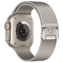 Apple Watch Ultra 49mm Uyumlu Zore KRD-121 Metal Hasır Kordon - 8