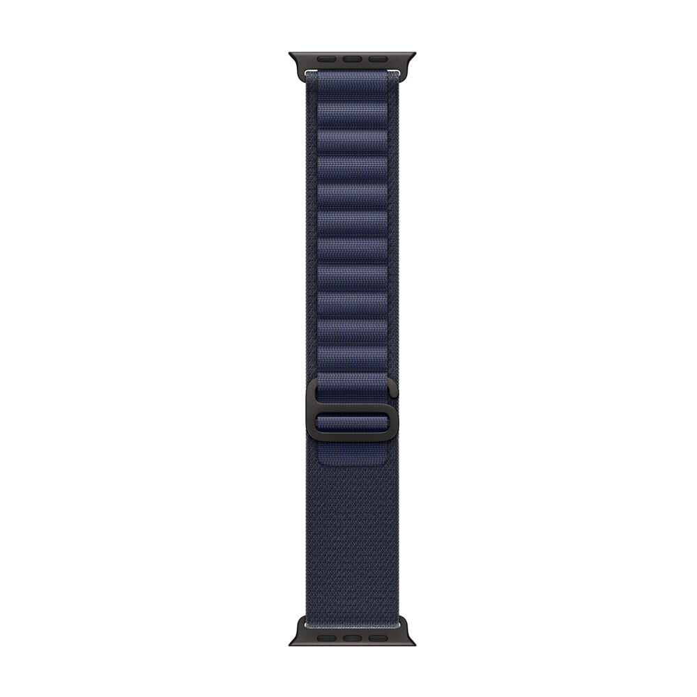 Apple Watch 7 45mm Uyumlu Kordon Alpine Hasır Örgü Zore KRD-74 Kumaş Kayış - 5
