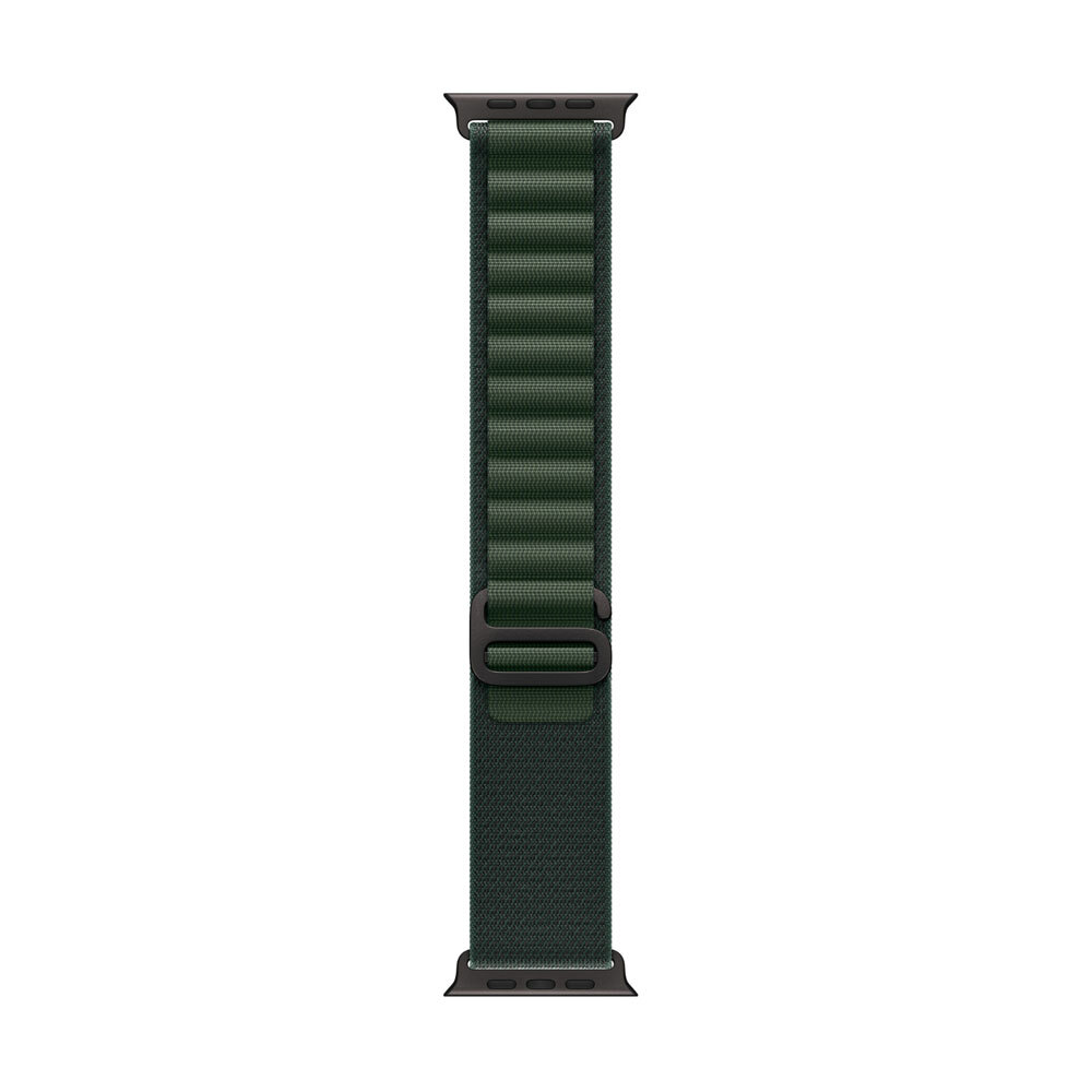 Apple Watch 7 45mm Uyumlu Kordon Alpine Hasır Örgü Zore KRD-74 Kumaş Kayış - 6