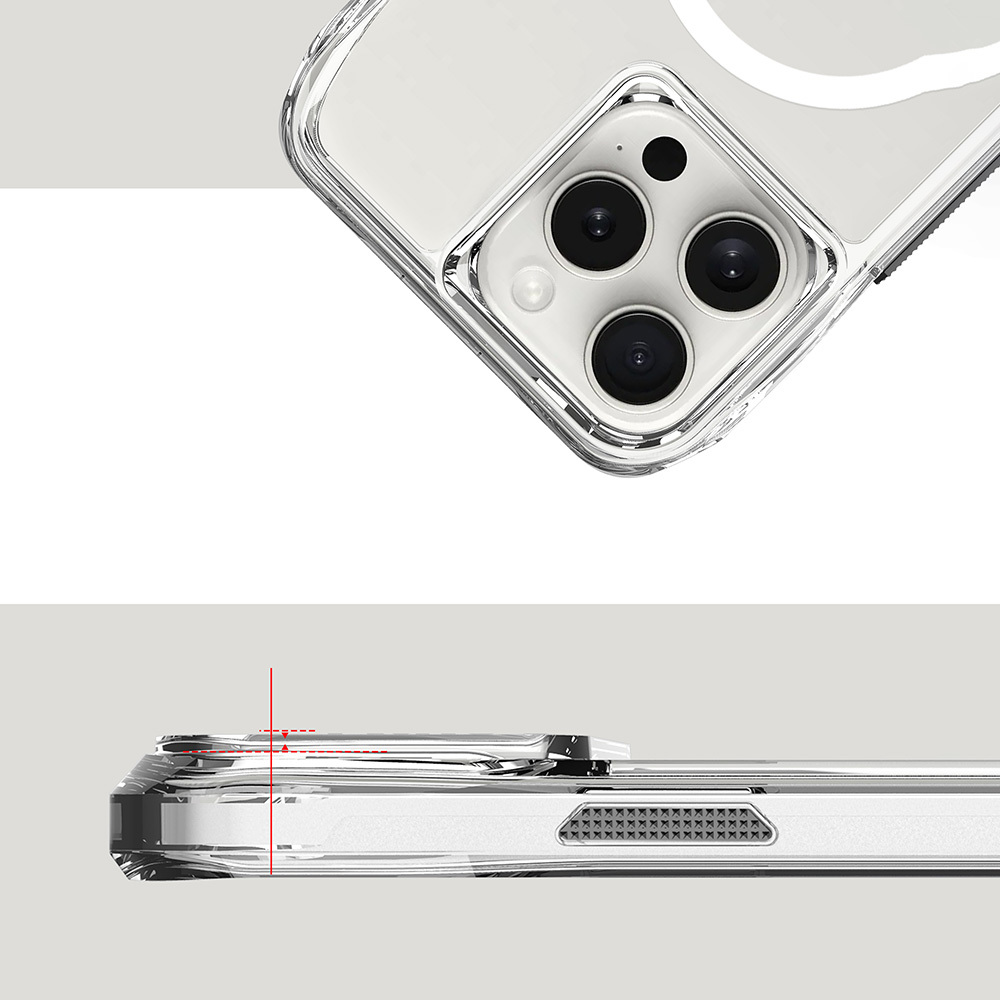 Apple iPhone 16 Pro Uyumlu Kılıf Airbagli Şeffaf Zore İncek Kapak - 5