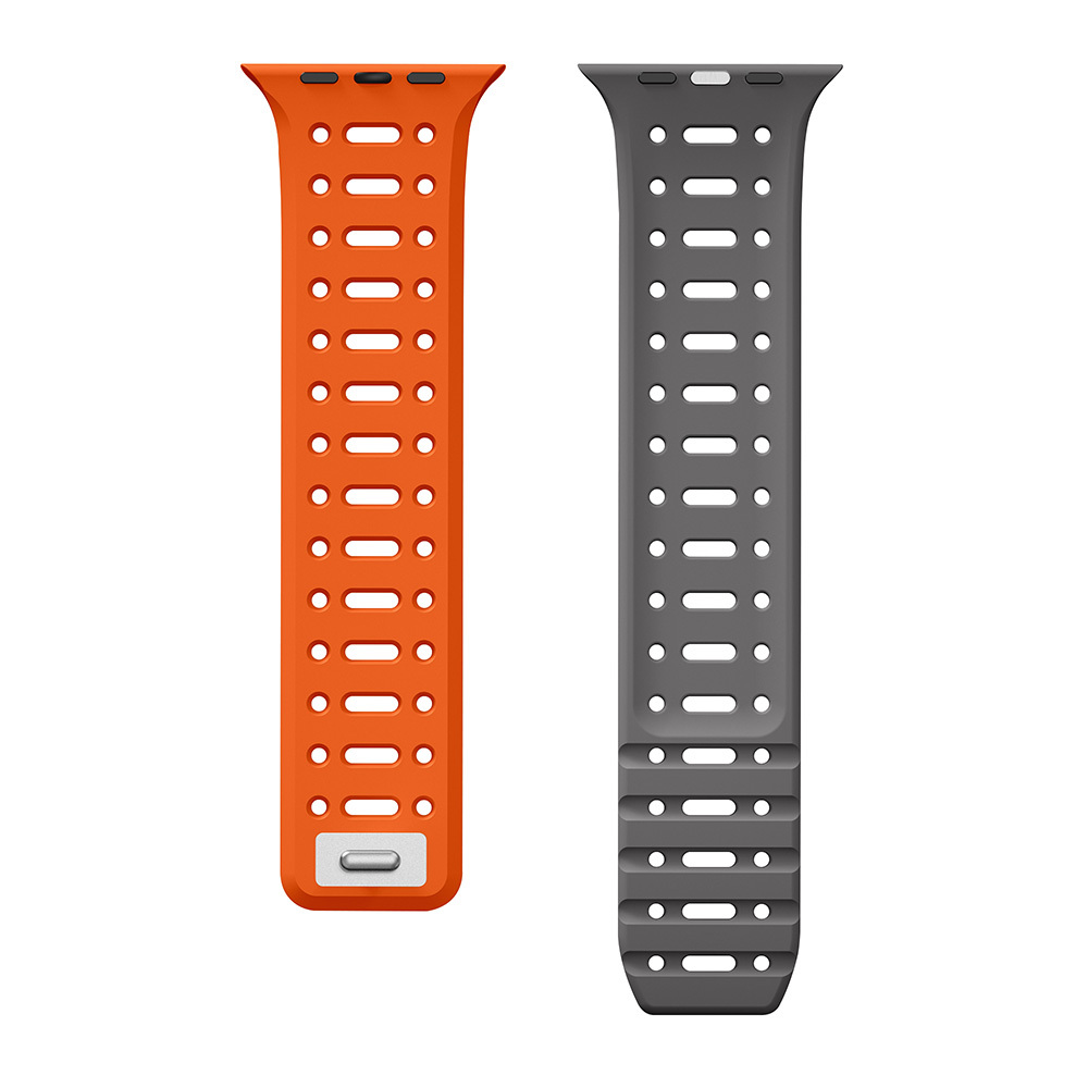 Apple Watch 38mm Uyumlu Zore KRD-124 Silikon Kordon Strap Kayış - 7