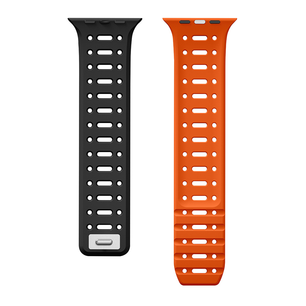 Apple Watch 10 46mm Zore KRD-124 Silikon Kordon Strap Kayış - 6
