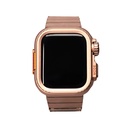 Apple Watch 7 45mm Uyumlu Zore KRD-126 Sert Kasa Koruyuculu Metal Kordon - 10