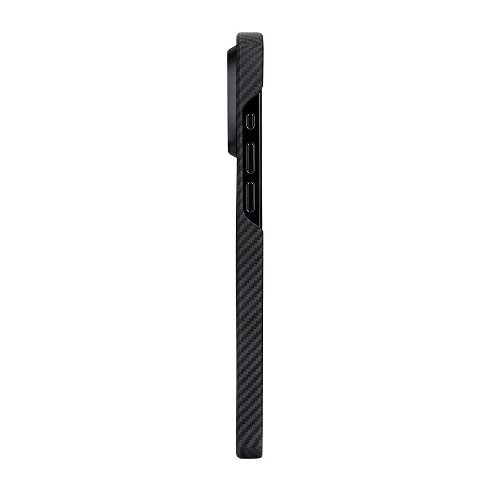 Apple iPhone 15 Pro Max Uyumlu Kılıf Magsafe Şarj Özellikli 600D Aramid Fiber Pitaka Tactile Woven Orchestra Serisi Rhapsody Kapak - 8