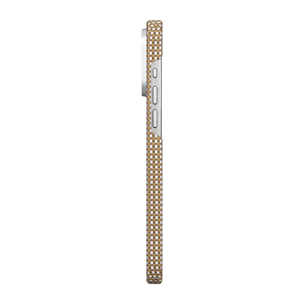 Apple iPhone 15 Pro Max Uyumlu Kılıf Magsafe Şarj Özellikli Awa Tasarımlı 1500D Aramid Fiber Pitaka Ultra-Slim Classic Serisi Canyon Kapak - 2