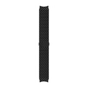 Samsung Galaxy Watch 4 40mm Uyumlu Karbon Fiber Pitaka Modern Serisi Black-Grey Twill Kordon - 6