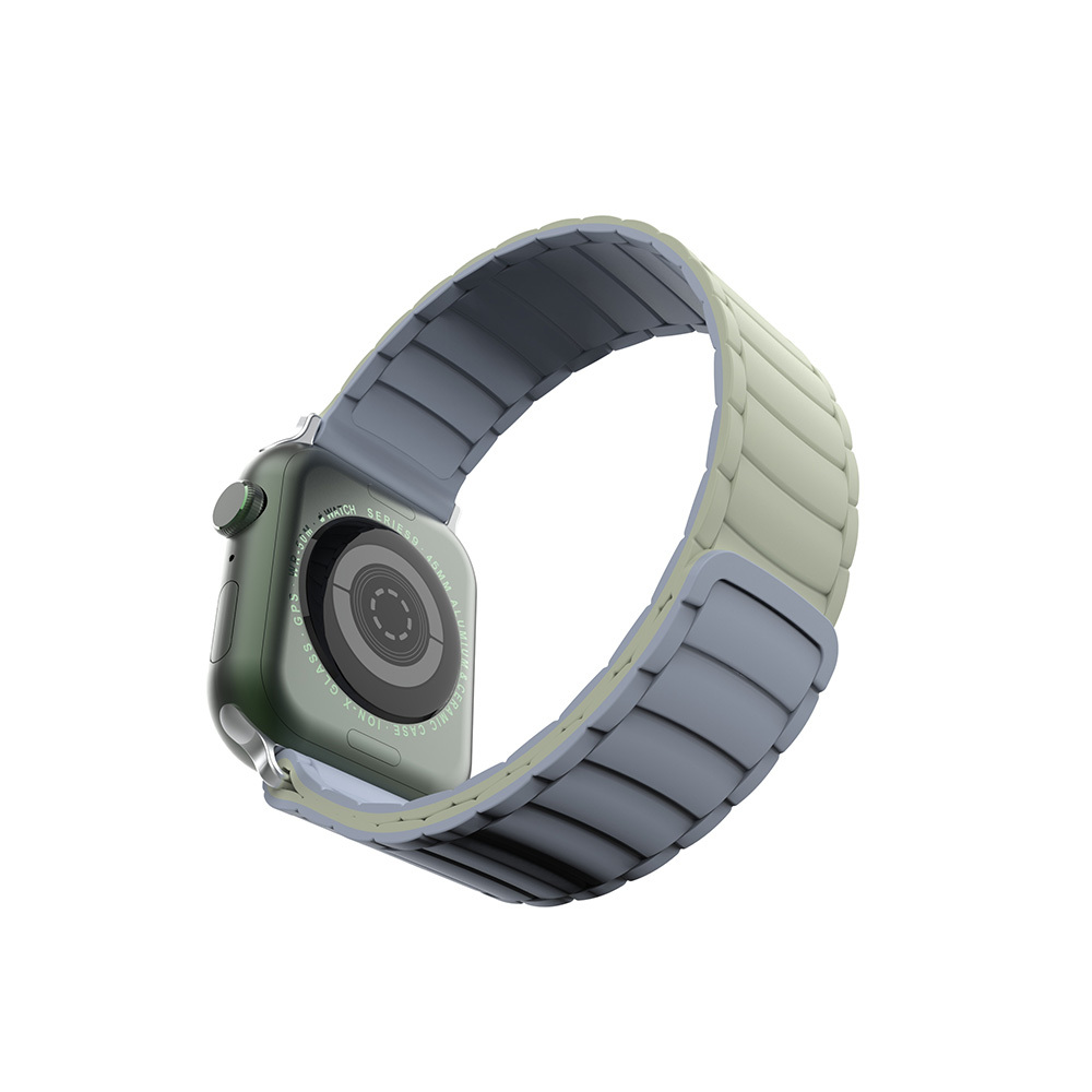 Apple Watch 7 45mm Uyumlu Zore KRD-122 Silikon Kordon Strap Kayış - 24