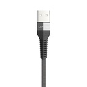 Lenyes LC987 USB-A to Type-C Hızlı Şarj Özellikli Örgülü Data ve Şarj Kablosu 1M 2.4A - 3