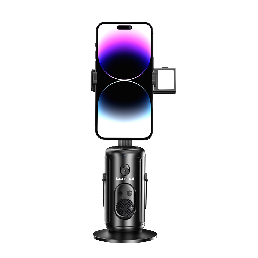 Lenyes LPH106 360° Dönebilen Akıllı Yüz Tanıma Takip Özellikli Magnetik Gimbal Sabitleyici Stand - 1