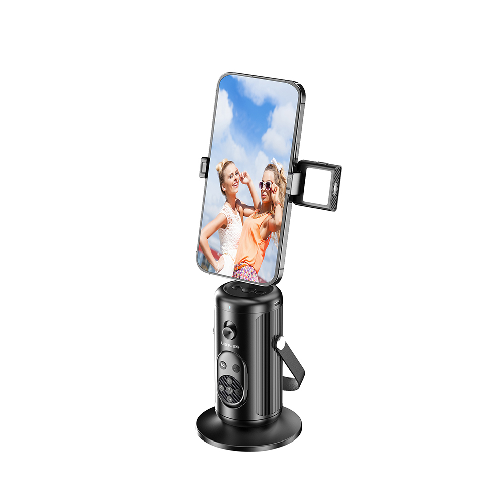 Lenyes LPH106 360° Dönebilen Akıllı Yüz Tanıma Takip Özellikli Magnetik Gimbal Sabitleyici Stand - 6