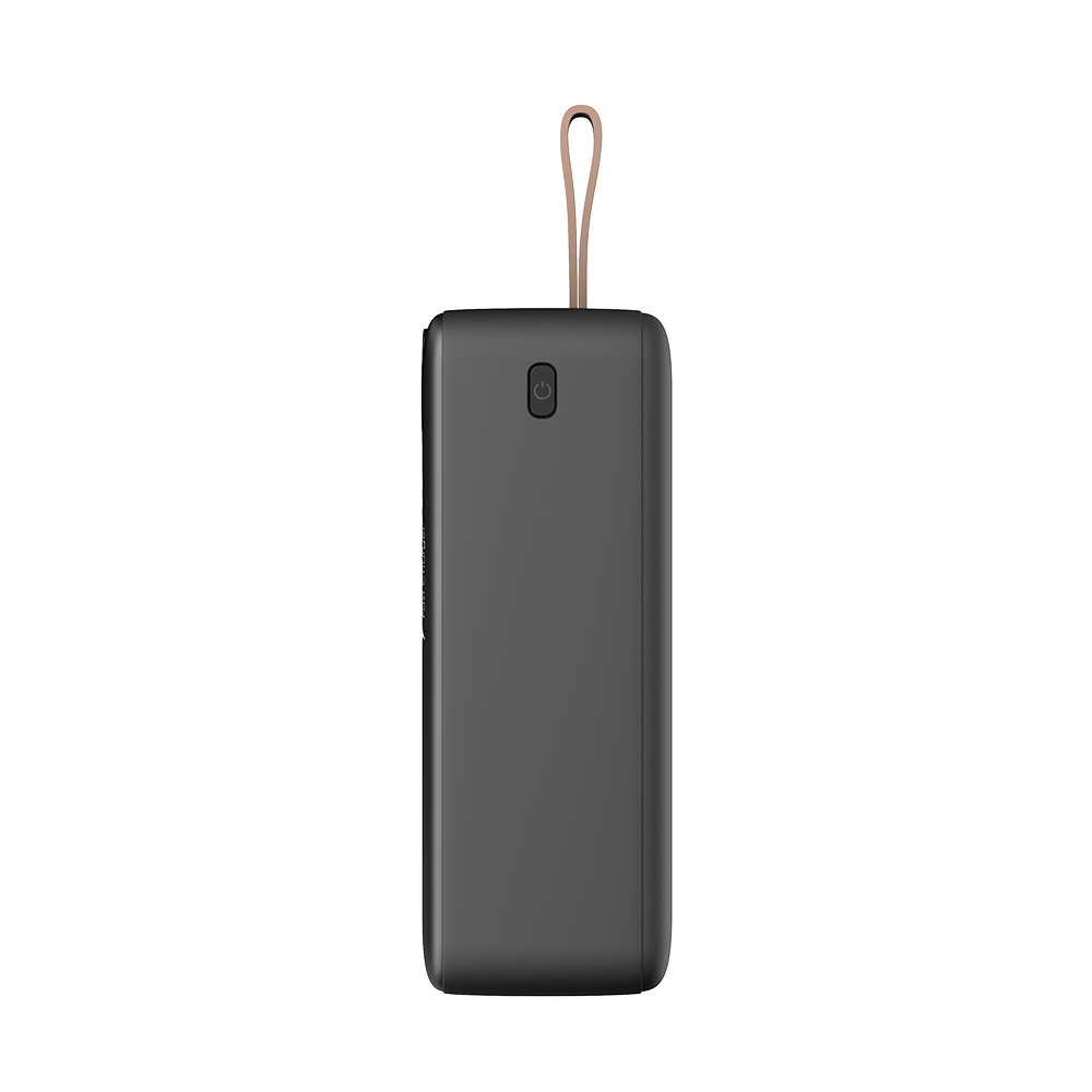 Lenyes PXD487D Dijital LED Göstergeli Type-C ve Lightning Kablolu Askılı Powerbank 22.5W 40.000mAh - 4