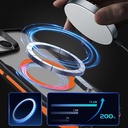 Apple iPhone 14 Pro Uyumlu Kılıf Magsafe Şarj Özellikli Renkli Kenar Airbag Şeritli Zore Lamer Kapak - 3