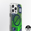 Apple iPhone 16 Pro Max Uyumlu Kılıf Magsafe Şarj Özellikli Parlak Kumlu Sıvılı Tasarımlı Galaxy Fantasy Serisi Kapak - 3