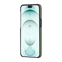 Apple iPhone 15 Pro Uyumlu Kılıf Magsafe Şarj Özellikli 600D Aramid Fiber Pitaka Tactile Woven Orchestra Serisi Overture Kapak - 3