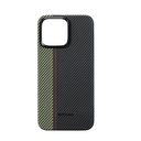 Apple iPhone 15 Pro Uyumlu Kılıf Magsafe Şarj Özellikli 600D Aramid Fiber Pitaka Tactile Woven Orchestra Serisi Overture Kapak - 5