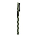 Apple iPhone 15 Pro Uyumlu Kılıf Magsafe Şarj Özellikli 600D Aramid Fiber Pitaka Tactile Woven Orchestra Serisi Overture Kapak - 8