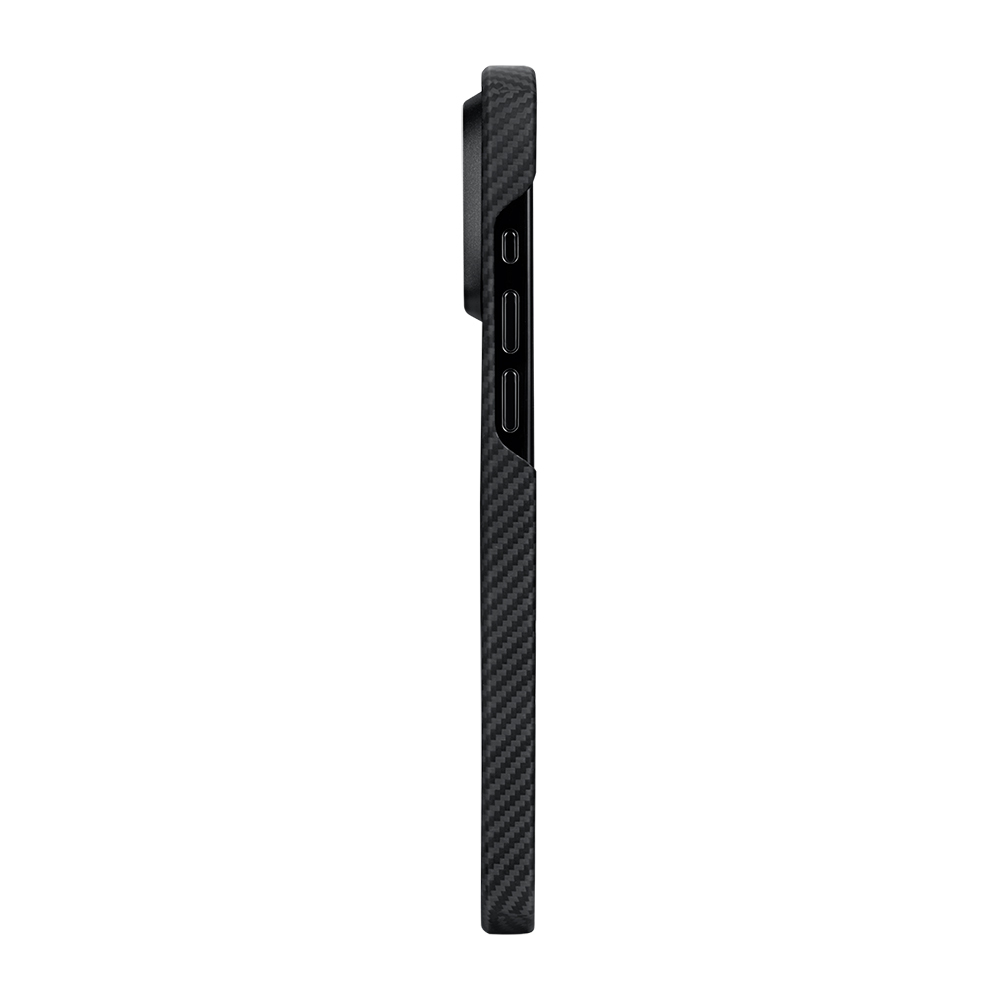 Apple iPhone 15 Pro Max Uyumlu Kılıf Magsafe Şarj Özellikli 600D Aramid Fiber Pitaka Tactile Woven Orchestra Serisi Overture Kapak - 7
